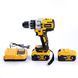 Акумуляторний ударний дриль-шуруповерт DeWalt (48V, 6AH) Безщітковий із великим набором Деволт | Потужність: 48 В; | Число обертів: 0-1500/3500 об/хв; | Крутний момент: 94 Нм; | Діаметр свердління: дерево - 60 мм, сталь - 20 мм;, Гарантия 3 года eb-1065-1 фото 9
