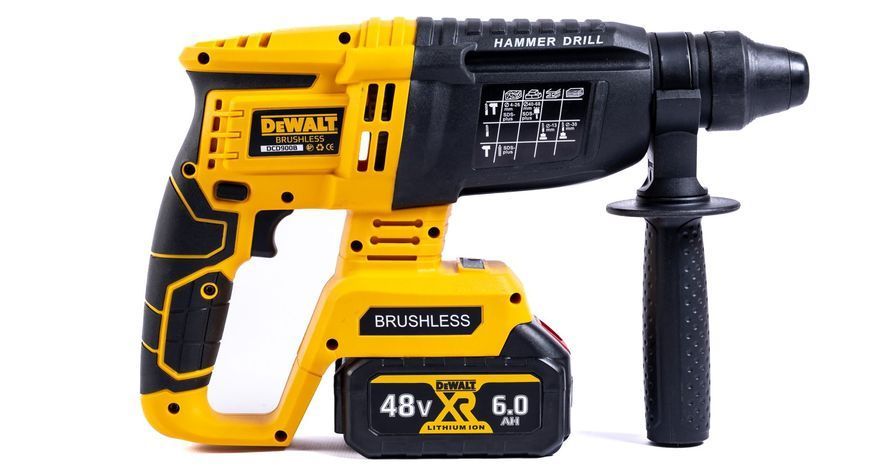 Набір акумуляторний DeWalt 3в1 48 V (Шурупокрут +Перфоратор +Болгарка) АКБ набір Деволт 12370 фото