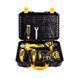 Акумуляторний безщітковий набір DeWalt 2в1 48 V 6 Ah Шурупокрут +Болгарка АКБ набір Деволт | Потужність: 48В | Тип двигуна: безщітковий | Число обертів: 0-1500/3500 об/хв | Функція удару: є | Число ударів: 37000 уд./хв., Гарантія 3 роки eb-1192-1 фото 14